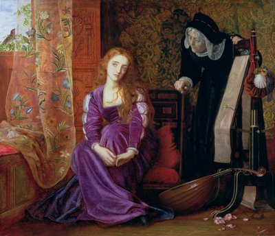 "The Pain Heart" vagy "Sigh No More, Ladies", 1868 alkotó: Arthur Hughes