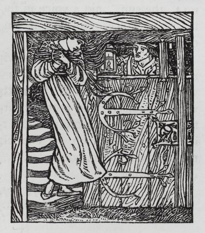 Hans Christian Andersen: A hercegnő és a borsó (litho) alkotó: Arthur Joseph Gaskin