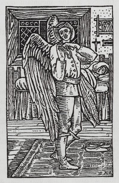 Hans Christian Andersen: Az útitárs (litho) alkotó: Arthur Joseph Gaskin