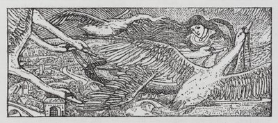 Hans Christian Andersen: A vad hattyúk (litho) alkotó: Arthur Joseph Gaskin