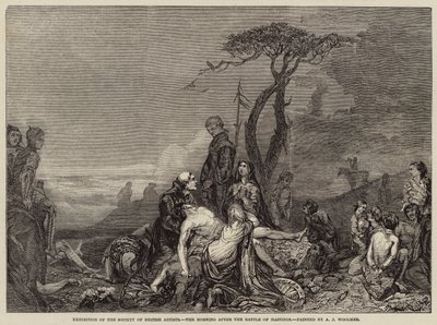 A hastingsi csata utáni reggel alkotó: Arthur Joseph Woolmer