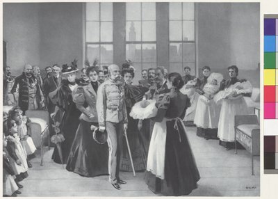 Ferenc József császár és kísérete alkotó: Arthur Lajos Halmi