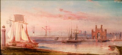 Earl Grey Dock, a "Sir Jamsetjee Family" hajóval alkotó: Arthur Lee