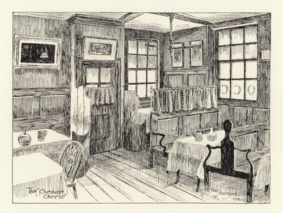 Ye Olde Cheshire Cheese (litográfia) alkotó: Arthur Moreland