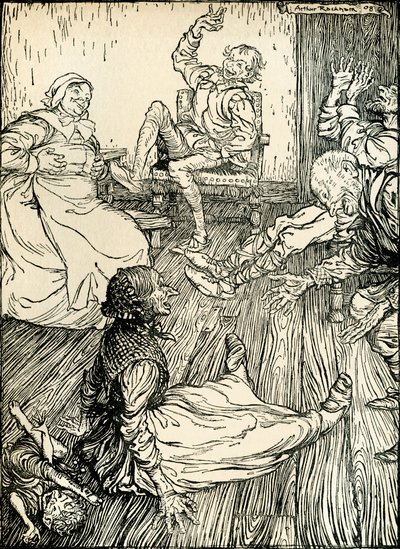 Szentivánéji álom alkotó: Arthur Rackham