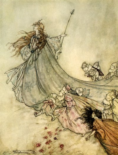 Szentivánéji álom alkotó: Arthur Rackham