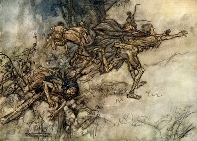 Szentivánéji álom alkotó: Arthur Rackham