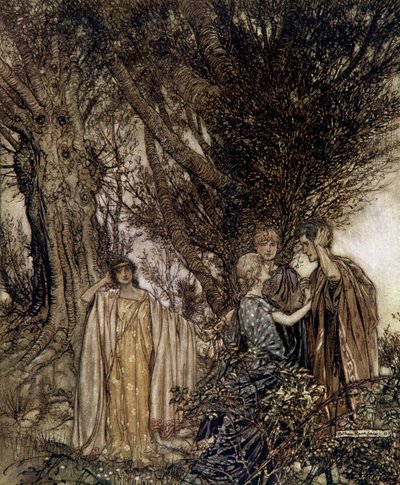 Szentivánéji álom alkotó: Arthur Rackham