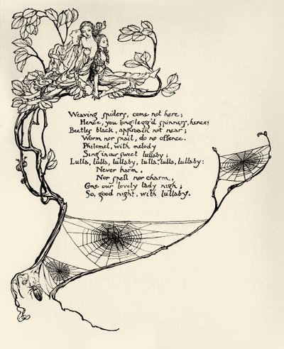 Szentivánéji álom alkotó: Arthur Rackham