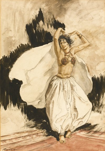 Anitras tánc. Henrik Ibsen illusztrációja Peer Gynt számára alkotó: Arthur Rackham