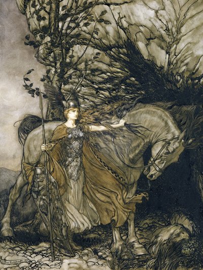 Brunnhilde alkotó: Arthur Rackham