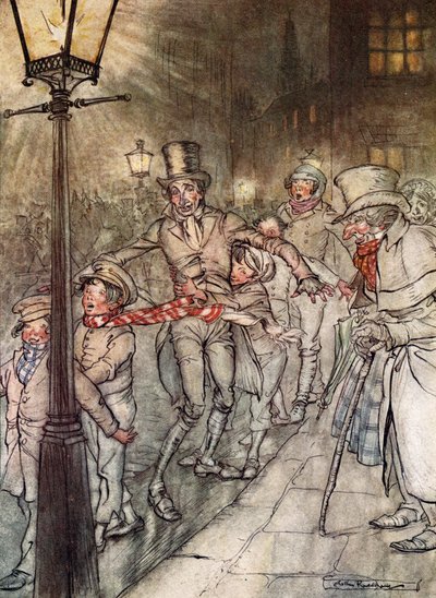 Karácsonyi ének, Arthur Rackham alkotó: Arthur Rackham