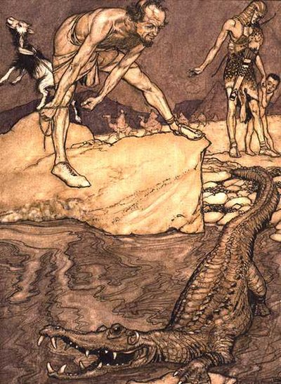 Krokodil alkotó: Arthur Rackham