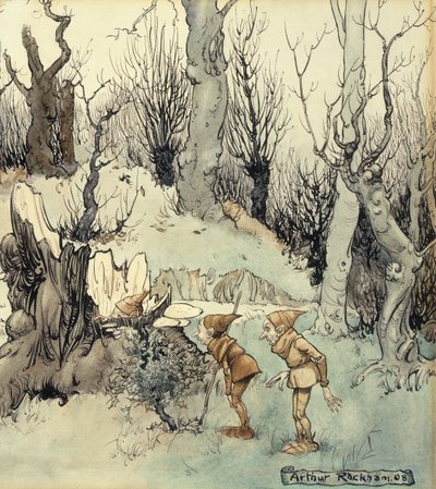 Elfek az erdőben, 1908 alkotó: Arthur Rackham