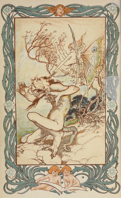 A "Shakespeare meséi..." előlapja alkotó: Arthur Rackham