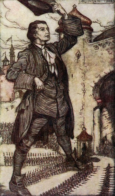 Jonathan Swift Gulliver utazásai alkotó: Arthur Rackham