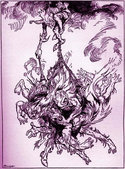 "Hop-Frog" Edgar Allan Poe-tól alkotó: Arthur Rackham