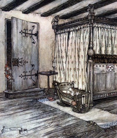 Illusztráció: Arthur RACKHAM (1867-1939) William SHAKESPEARE: Egy nyári éjszaka álmához alkotó: Arthur Rackham