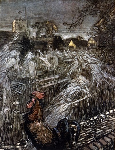 Illusztráció: Arthur RACKHAM (1867-1939) William SHAKESPEARE: Egy nyári éjszaka álmához alkotó: Arthur Rackham