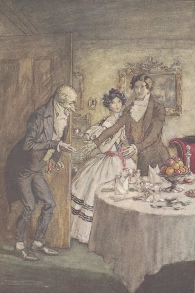 "Én vagyok, a te Scrooge nagybátyád" alkotó: Arthur Rackham