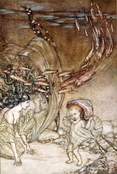 Ondine alkotó: Arthur Rackham