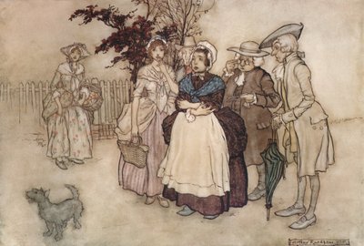Rip Van Winkle, 1907 alkotó: Arthur Rackham