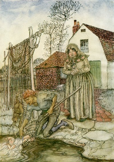 A hal és a gyűrű alkotó: Arthur Rackham