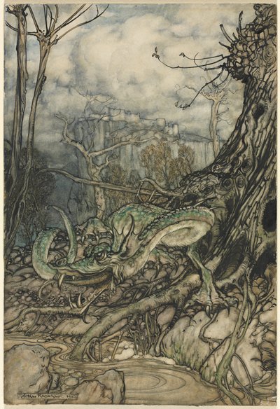 A zöld sárkány alkotó: Arthur Rackham