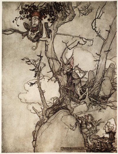 A Kaatsberg- vagy Catskill-hegység mindig is mesékkel teli régió volt. A Washington Irving által készített Rip Van Winkle-től. 1910 alkotó: Arthur Rackham