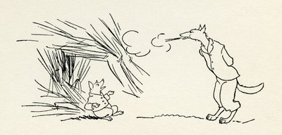 A három kismalac alkotó: Arthur Rackham