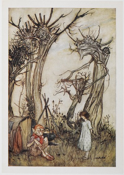 Az ember a vadonban alkotó: Arthur Rackham
