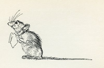 Titty Mouse és Titty Mouse alkotó: Arthur Rackham