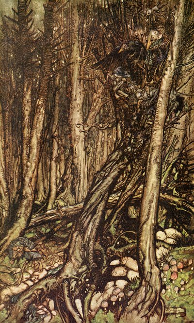 Friedrich de la Motte Fouque undine alkotó: Arthur Rackham
