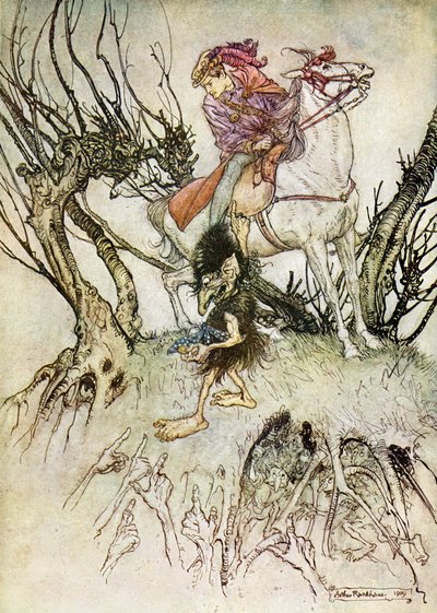 Friedrich de la Motte Fouque undine alkotó: Arthur Rackham