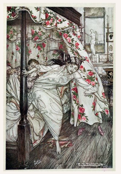 Vénusz és a macska, illusztráció az „Aesop
