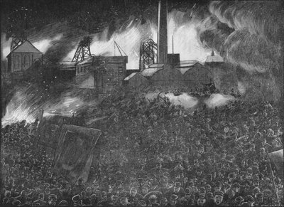 Featherstone zavargások: a katonák lövöldöznek az emberekre, 1893 1906 alkotó: Arthur Salmon