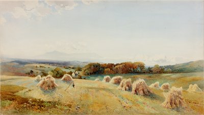 A Windermere-hegységen, 1909 előtt (akvarell és gouache) alkotó: Arthur Tucker
