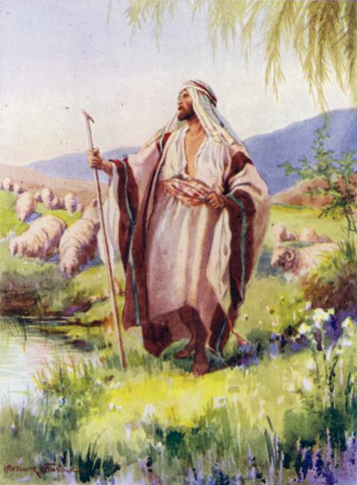 Az Úr az én pásztorom (színes litho) alkotó: Arthur Twidle