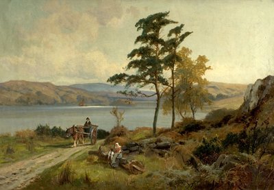 Betws-y-Coed közelében, Észak-Walesben alkotó: Arthur Walker Redgate