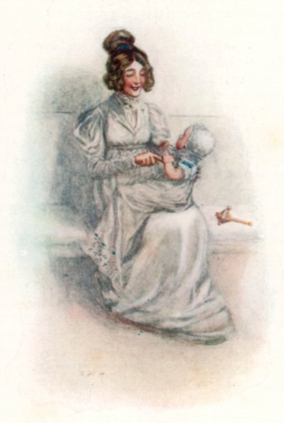 Illusztráció Emma számára, Jane Austen alkotó: Arthur Wallis Mills