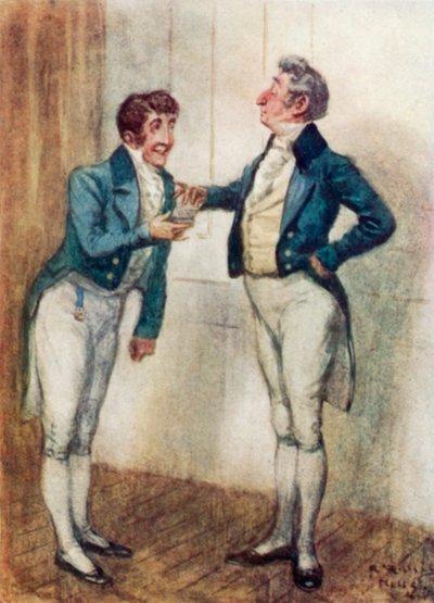 Illusztráció a meggyőzéshez, Jane Austen alkotó: Arthur Wallis Mills