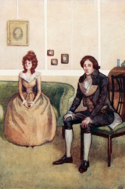 Illusztráció: Jane Austen: Értelem és érzék alkotó: Arthur Wallis Mills