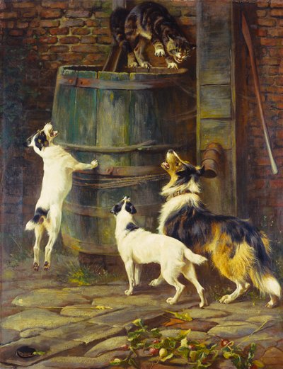 Csak játszani akarunk (olaj, vászon) alkotó: Arthur Wardle
