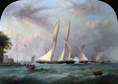 A „Cambria” győzelem Cowes-ban alkotó: Arthur Wellington Fowles
