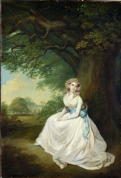 Lady Chambers, 1789 körül (olaj, vászon) alkotó: Arthur William Devis
