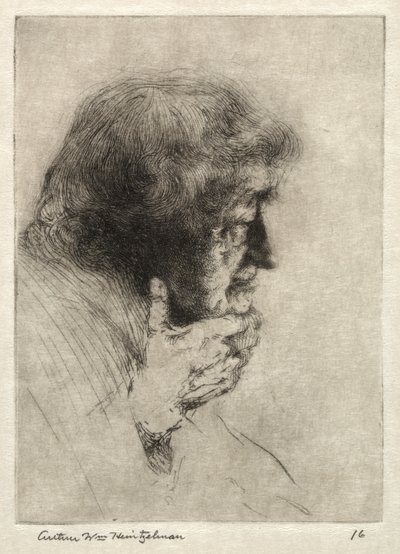 Gondolkodó öregember alkotó: Arthur William Heintzelman
