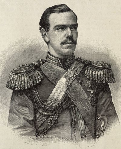 III. ALEXANDR orosz király (1845-1894). Oroszország cárja (1881-1894), II Sándor fia és utódja. Metszet. alkotó: Artist Unknown