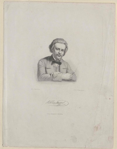 Albert Brachvogel (nyomtatás) alkotó: Artist Unknown