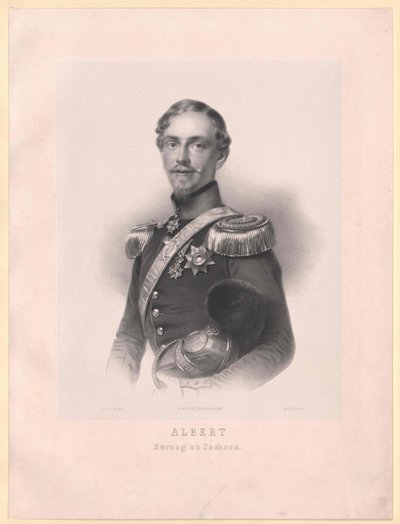 I. Albert szász király, alkotó: Artist Unknown