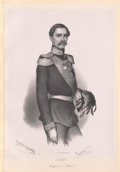 I. Albert szász király, alkotó: Artist Unknown